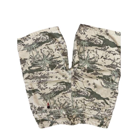 Modern Amusement Mens walk‎ casual shorts 31 Palm camouflage khaki camo - Picture 6 of 9